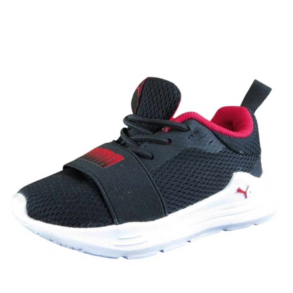 PUMA Boys Sneaker Size T 5 Medium Shoes Black Synthetic Pull On